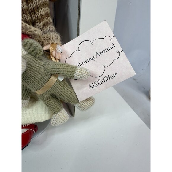 W/ BOX & TAG! Madame Alexander MONKEYING AROUND Doll #38510 2004 Sock Monkey - Picture 5 of 14